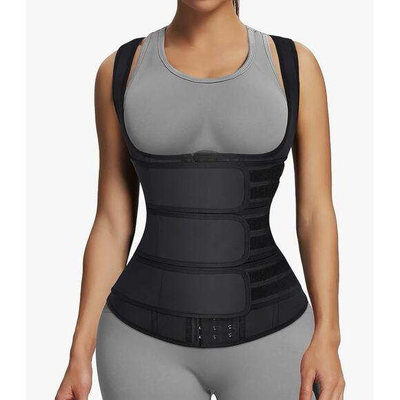 FeelinGirl Waist Trainer for Women Latex Waist Trainers VestWaist Cincher Size L - Picture 1 of 6